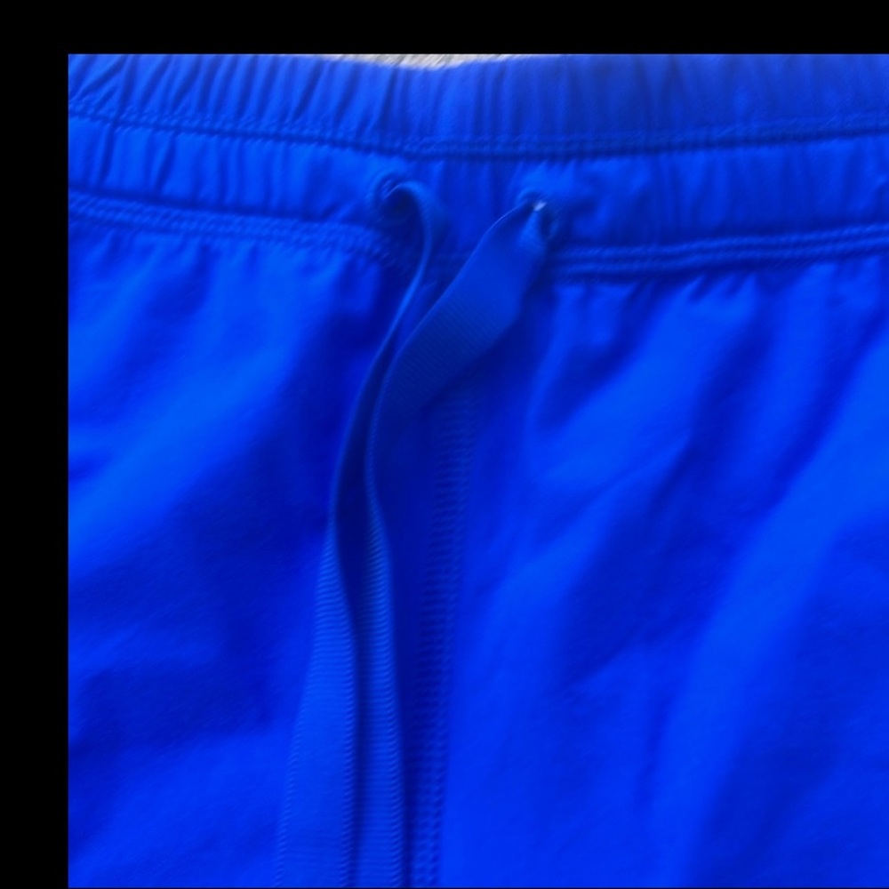 Lululemon Hi It Short Cerulean Blue Scalloped Hem Shorts Women's Size 10 - Picture 4 of 9